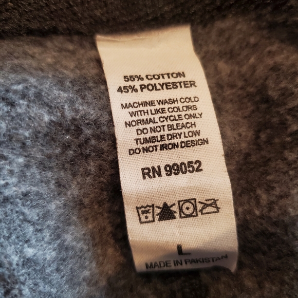 Bear Bus Charcoal Hoodie Pacific Northwest Vibes Kangaroo Pocket Large - Picture 10 of 12